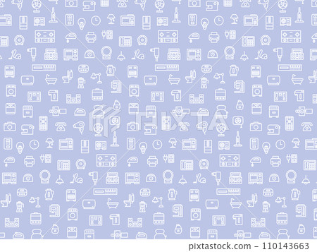 electrical appliances wallpaper illustration 110143663