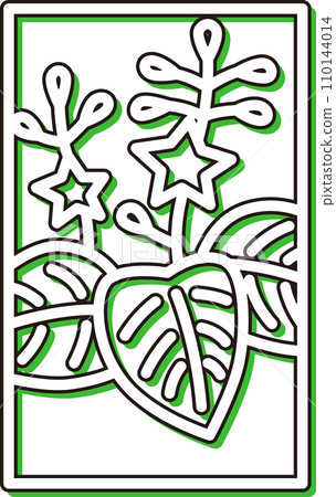 Color shadow mini Hanafuda December paulownia December paulownia scum 110144014