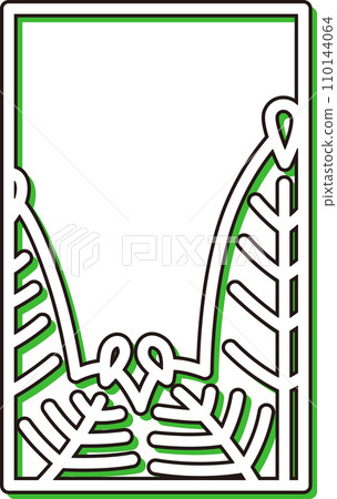 Color shadow mini hanafuda Mutsuki pine January pine scum 110144064