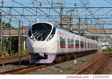 [JR East] E657 series "Tokiwa" (Tokiwa Line: Mabashi Station) 110144345