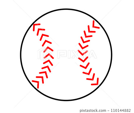 simple baseball ball simple baseball ball 110144882