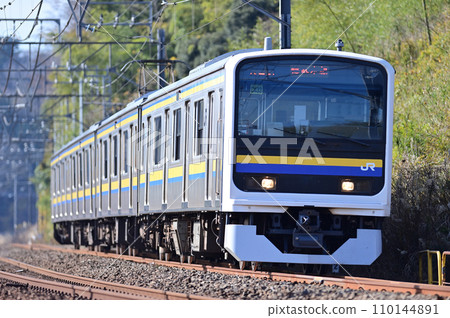 總武本線 四海道物井 JR東日本 209系 3100系 C433編組（幕張） 110144891