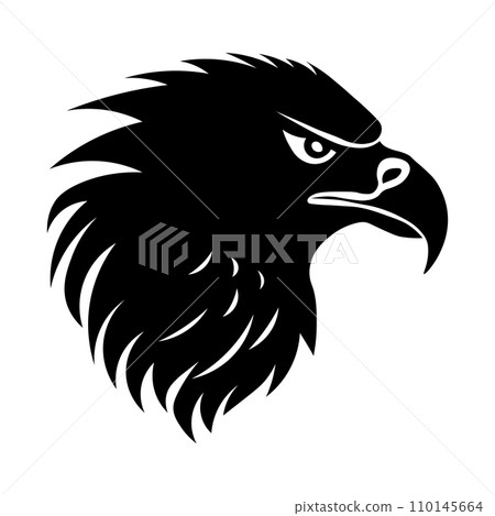 Eagle black vector icon on white background Eagle black vector icon on white background 110145664