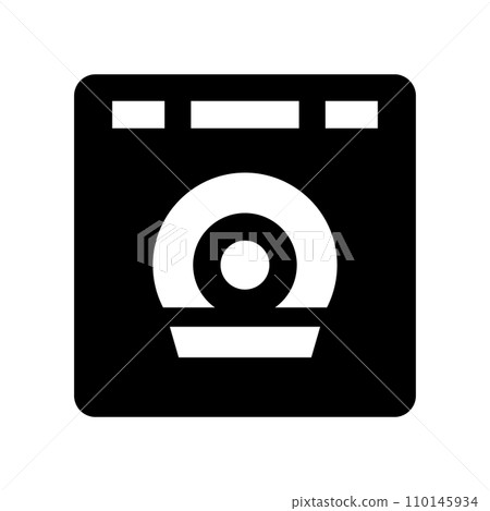 Diskette black vector icon on white background 110145934