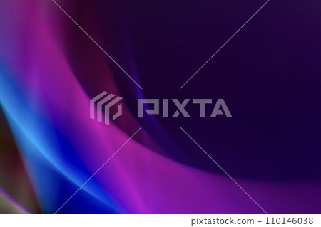 Abstract background with colored lines and blur effect of purple and blue colors. Gradients, waves and twisting. 110146038