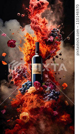 AI-generated content. a taste explosion of the best wine in the world 110146970