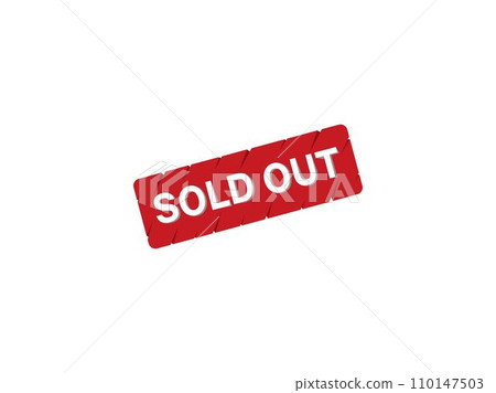 Sold Out Label Vector Illustration Sold Out Label Vector Illustration 110147503