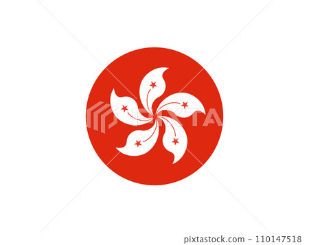 Flag of Hong Kong as round glossy icon Flag of Hong Kong as round glossy icon 110147518