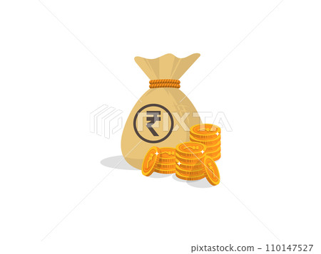 Rupee Icon Indian Currency Symbol Coin Money Bank 110147527