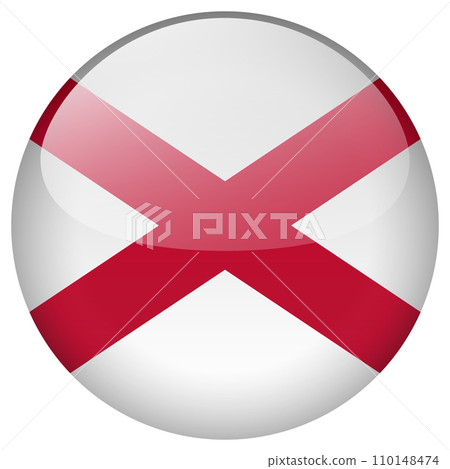 Alabama flag button. 110148474