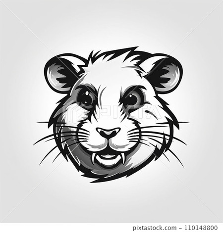 Fat cute hamster, logo, monochrome drawing, hamster Icon, lemming symbol, pet portrait, mouse pictogram, for laser engraving Fat cute hamster, logo, monochrome drawing, hamster Icon, lemming symbol, pet portrait, mouse pictogram, for laser engraving 110148800