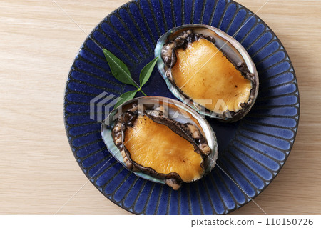 Hokkaido abalone from an overhead angle Hokkaido abalone from an overhead angle 110150726