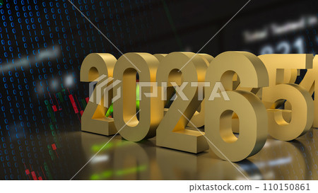 The 2026 year for Business concept 3d rendering. The 2026 year for Business concept 3d rendering. 110150861