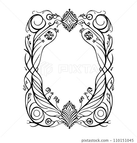 wedding invite batik ornaments design hand draw element illustration black wedding invite batik ornaments design hand draw element illustration black 110151045