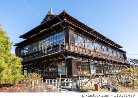 Blue sky and Rinkokaku, Maebashi City, Gunma Prefecture Blue sky and Rinkokaku, Maebashi City, Gunma Prefecture 110151459