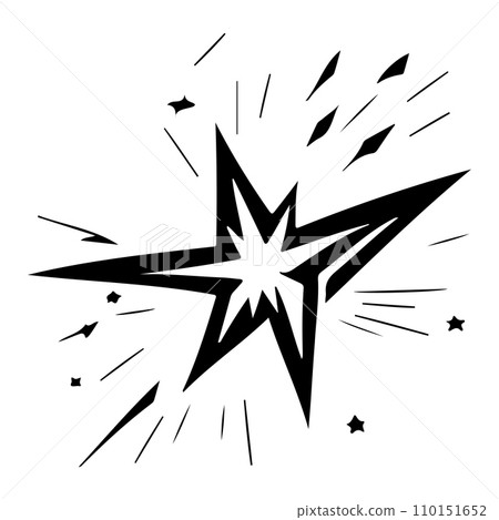 Star cosmos space abstract illustration sketch draw  110151652