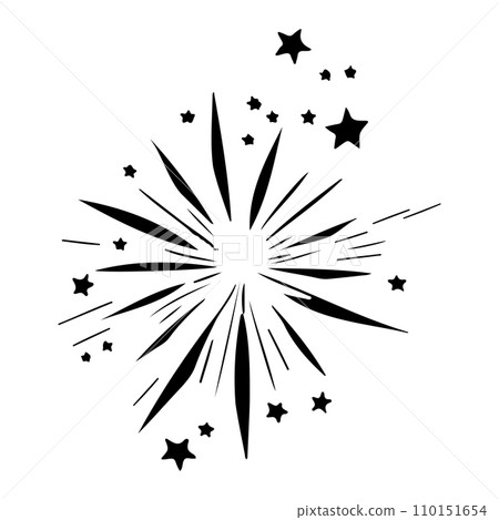 Star cosmos space abstract illustration sketch draw  110151654