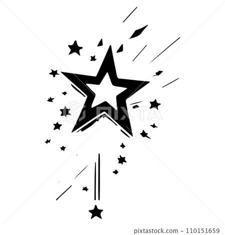 Star cosmos space abstract illustration sketch draw  110151659