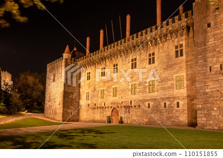Night view of Palace of the Duques of Braganca Night view of Palace of the Duques of Braganca 110151855