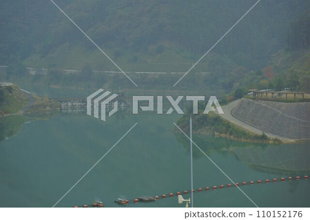 Nariao Pond Dam from the Nariao Dam Observation Deck 110152176