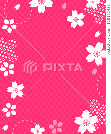 日式背景資料,櫻花主題,春天色彩設計模板 日式背景資料,櫻花主題,春天色彩設計模板 110152488