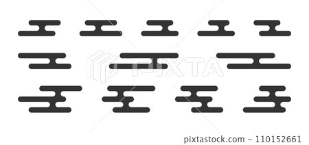 簡單的電子霧霾/電子霧霾圖案集向量背景材料插畫 110152661