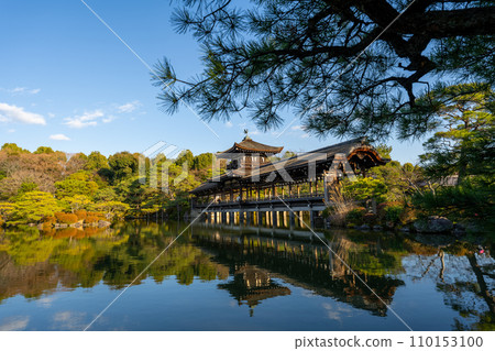 平安神宮風景在京都 110153100