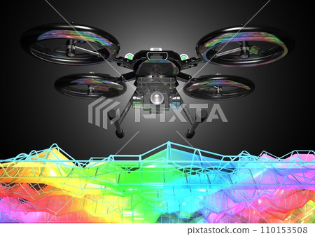 無人機分析調查資料擷取影像（3DCG） 110153508