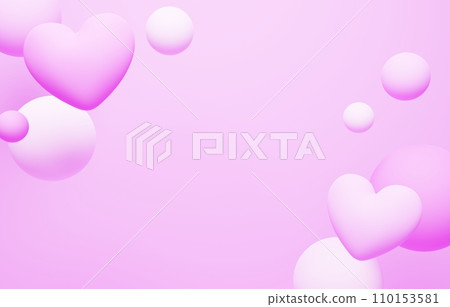 3D背景材質_心_紫 3D背景材質_心_紫 110153581