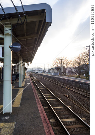 Scenery of facilities inside the station Kouge Station, Tottori Prefecture 110153685