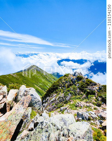 夏季登山常年岳（從常年嶽山頂眺望終年岳） 110154250