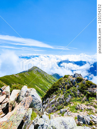 夏季登山常年岳（從常年嶽山頂眺望終年岳） 110154252