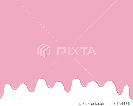 Frame dripping with melted chocolate 110154476