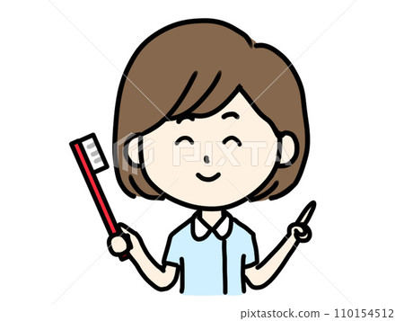 Dentist smile illustration 110154512