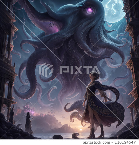 tentacles in the air 110154547