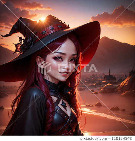 Cute witch 110154548