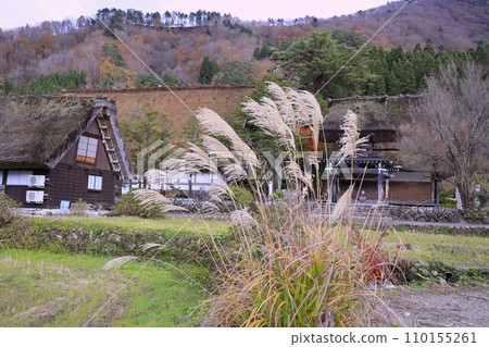 Shirakawa-go, a World Heritage Site, is a gassho-zukuri village that takes advantage of nature and utilizes tradition and wisdom. Shirakawa-go, a World Heritage Site, is a gassho-zukuri village that takes advantage of nature and utilizes tradition and wisdom. 110155261