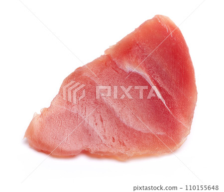 Fresh tuna Fish steak isolated on a white background Fresh tuna Fish steak isolated on a white background 110155648