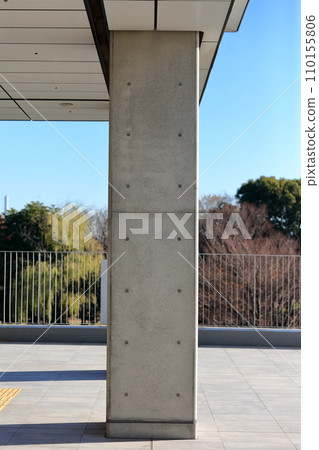 裸露的混凝土柱 110155806