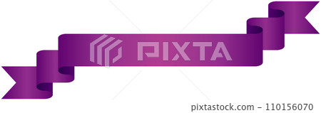 簡單漸層色帶單品插畫8（紫色） 110156070