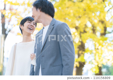 young couple on a date young couple on a date 110156809