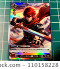 Red-haired swordsman character card 110158228