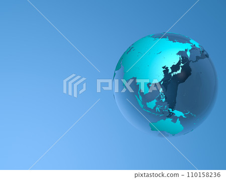 Earth image background blue BG CG 110158236