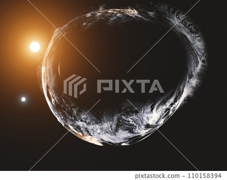 Black holes destroy planet Earth 110158394