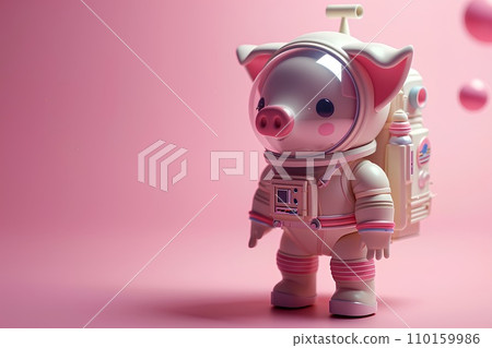 Pig Astronaut-2-3D 110159986