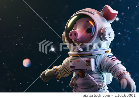 Pig Astronaut-3-3D 110160001