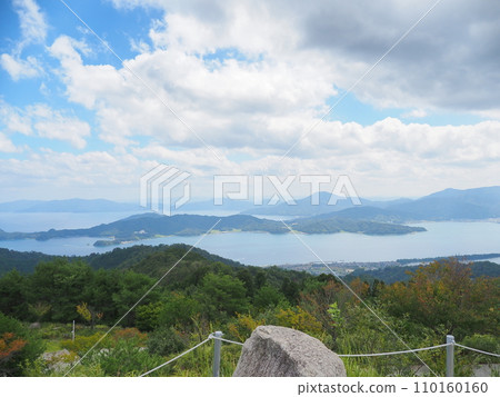 View from the Mt. Nariso panoramic observation deck (Kyoto Prefecture, Miyazu City, Narisoji Temple) 12 110160160
