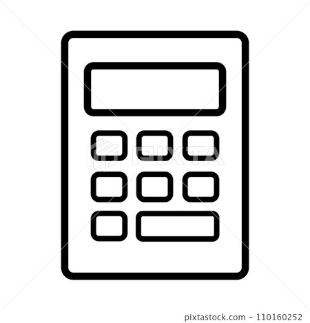 Calculator icon 110160252