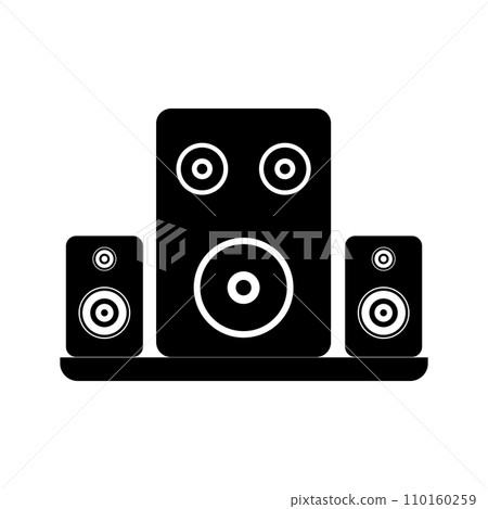 sound system icon 110160259