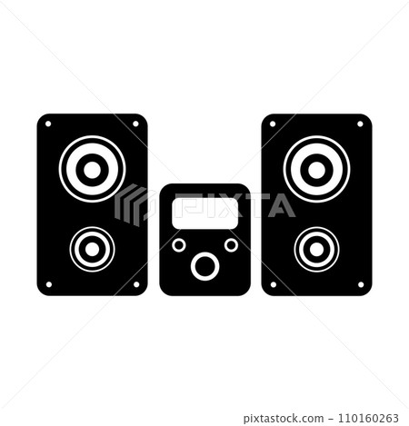 sound system icon 110160263